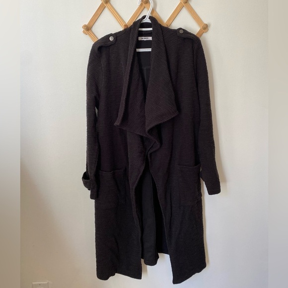 BB Dakota Revolution Drapey Bouclé Trench Coat - Picture 10 of 10